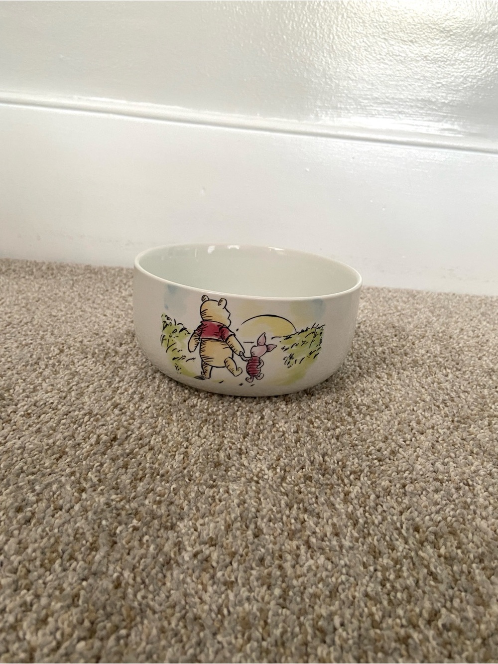 Disney Winnie the Pooh Ceramic Storage Bowl Container W/ Pressure Lid - Picture 3 of 15
